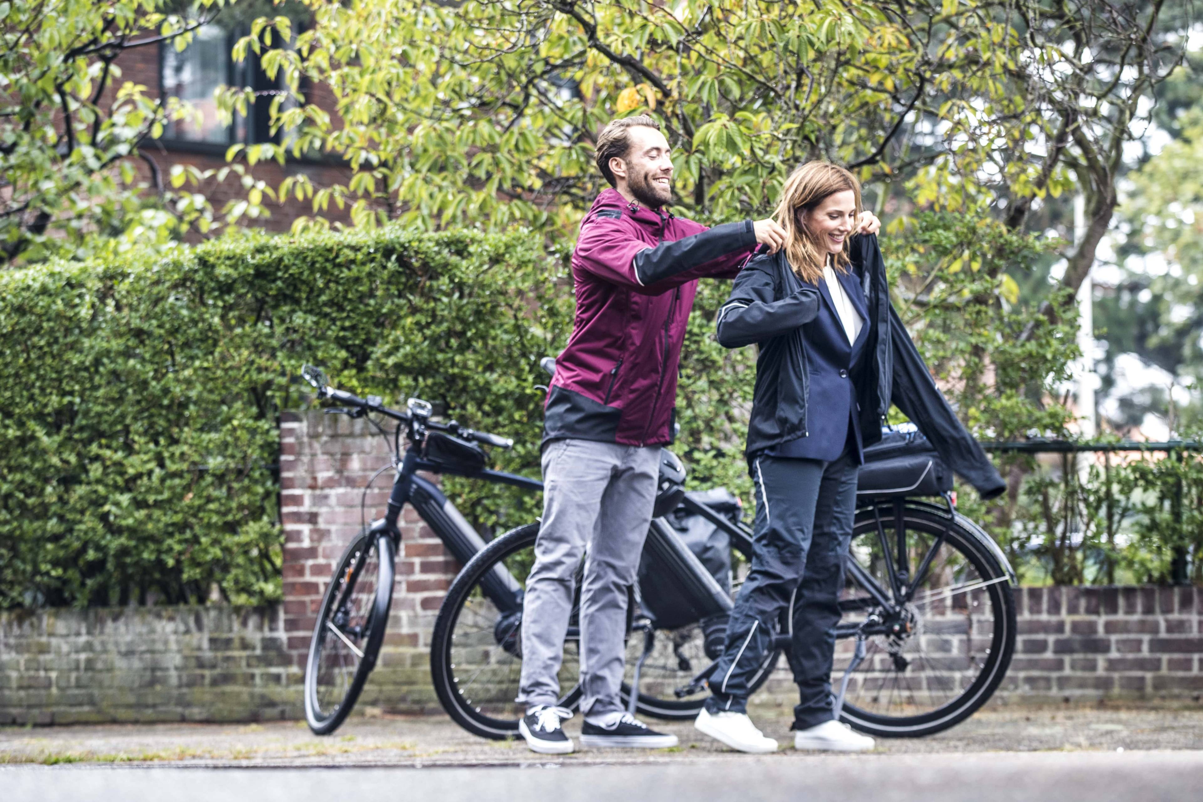 Schlechtwetter Radfahren